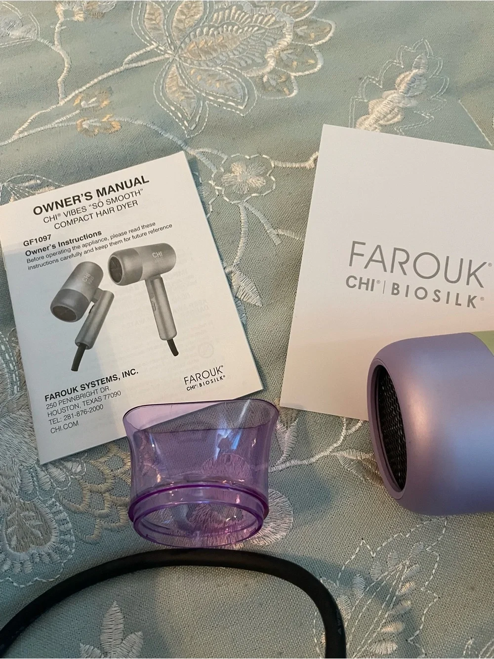 CHI Vibes So Smooth Travel Hair Dryer — Lavender Gradient